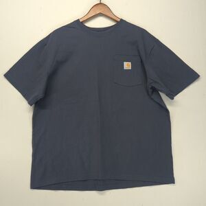 Carhartt K87 Loose Fit Heavyweight Short-Sleeve Pocket T-Shirt Blue L